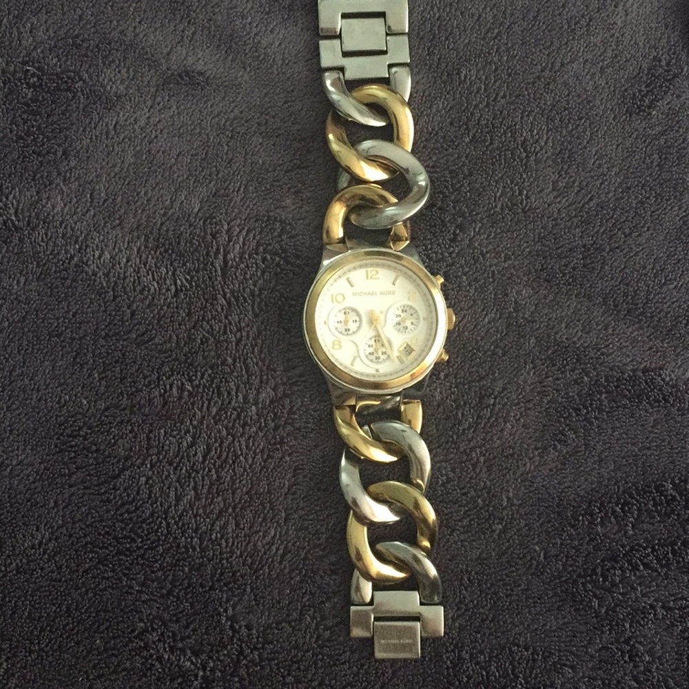 Michael Kors gold and silver watch
